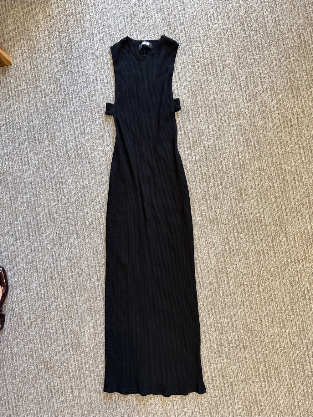 Reformation Black Sleeveless Maxi Dress